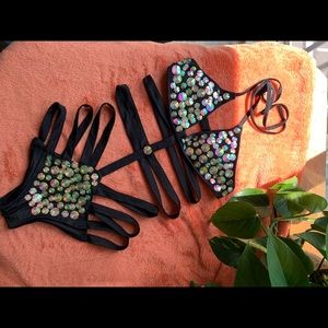 iHeartRaves bikini body suit